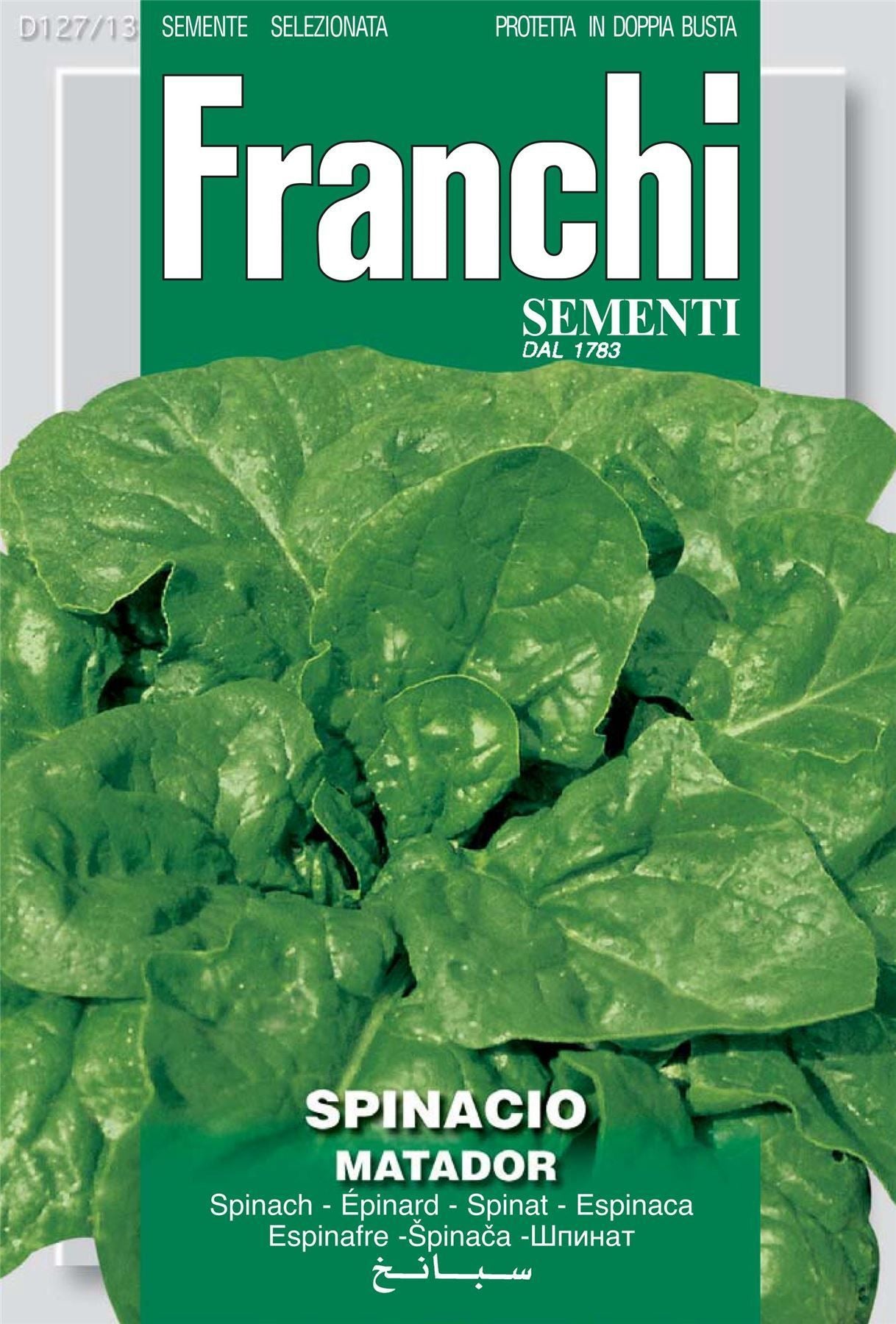 Franchi Seeds of Italy Spinach Matador Seeds