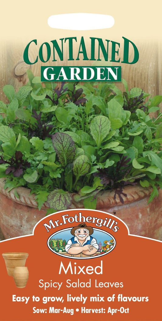 Mr Fothergills Salad Salad Leaves Mixed Spicy 600 Seeds