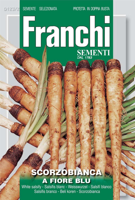 Franchi Seeds of Italy - DBO 123/2 - white Salsify - A Fiore Blu - Seeds
