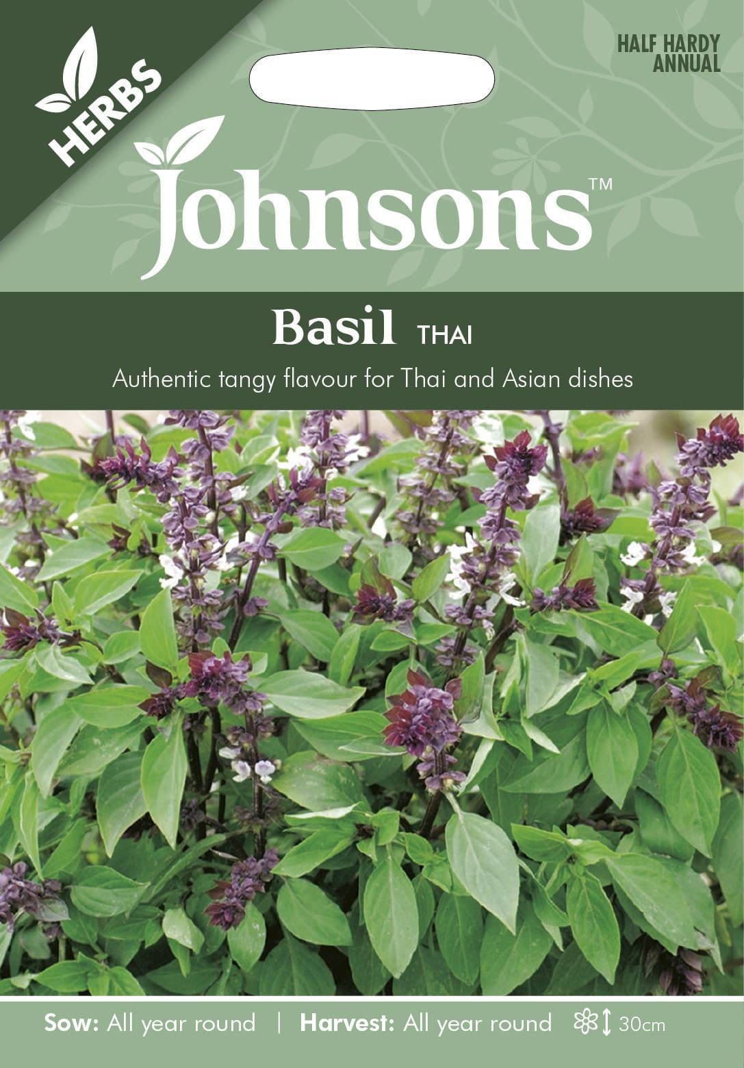 Johnsons Basil Thai 300 Seeds