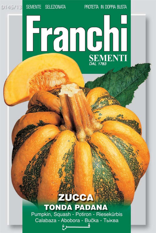 Franchi Seeds of Italy Pumpkin Tonda Padana Seeds