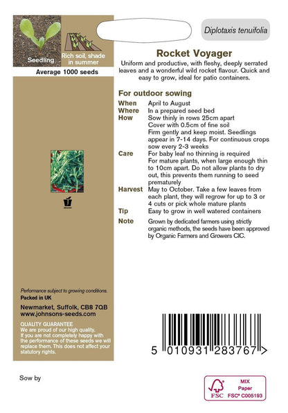 Johnsons Organic Rocket Voyager 1000 Seeds