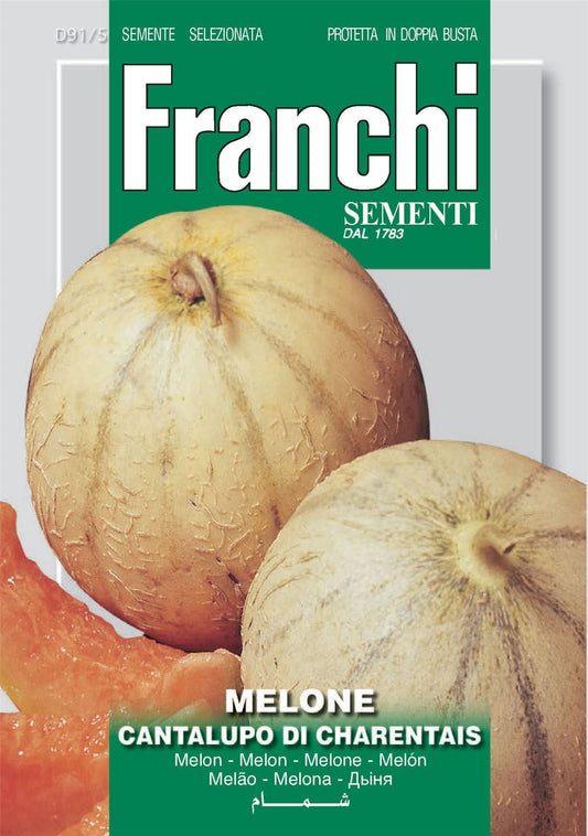 Franchi Seeds of Italy - DBO 91/5 - Melon - Cantalupo Di Charentais - Seeds