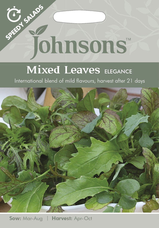 Johnsons Mixed Leaves Elegance 500 Seeds