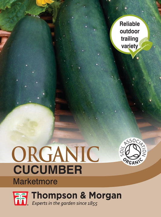 Thompson & Morgan - Organic - Cucumber - Marketmore - 15 Seeds