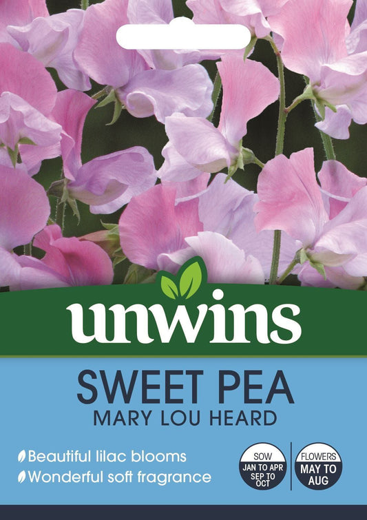 Unwins Sweet Pea Mary Lou Heard 20 Seeds