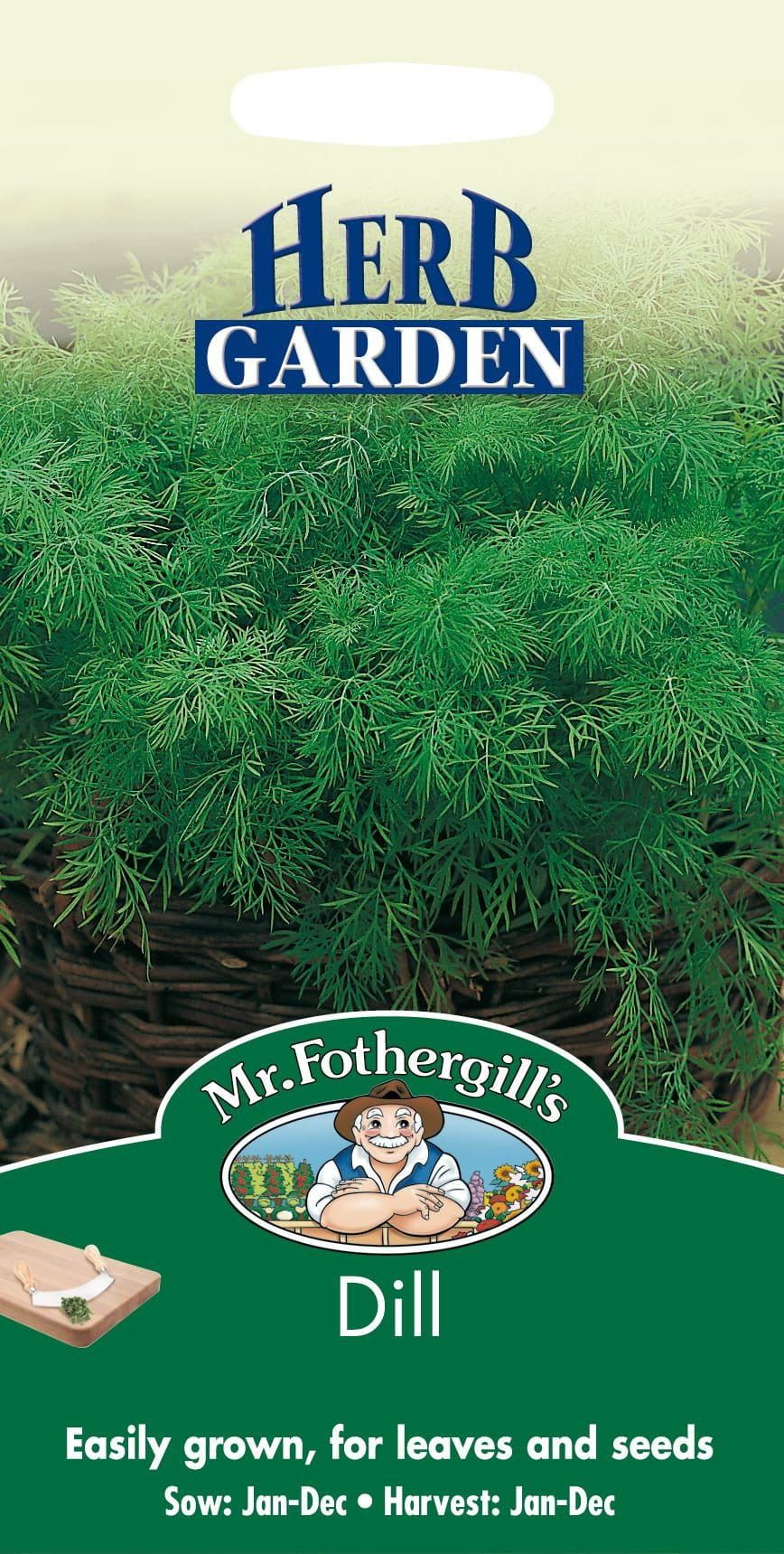 Mr Fothergills Dill 750 Seeds