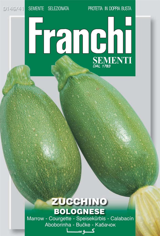 Franchi Seeds of Italy - DBO 146/41 - Courgette - Bolognese - Seeds