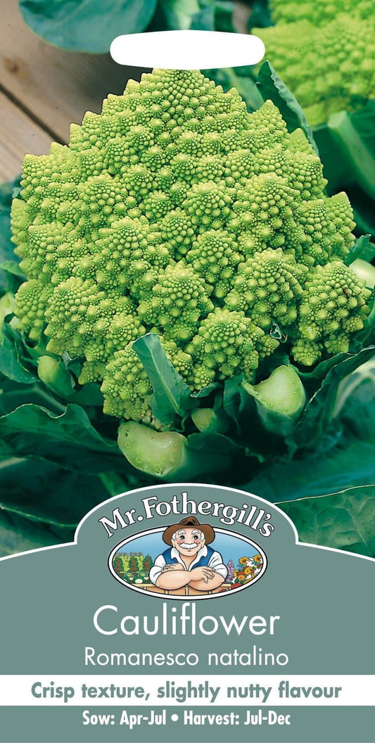 Mr Fothergills Cauliflower Romanesco Natalino 250 Seeds