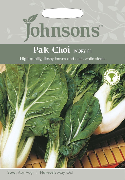 Johnsons Pak Choi Ivory F1 175 Seeds