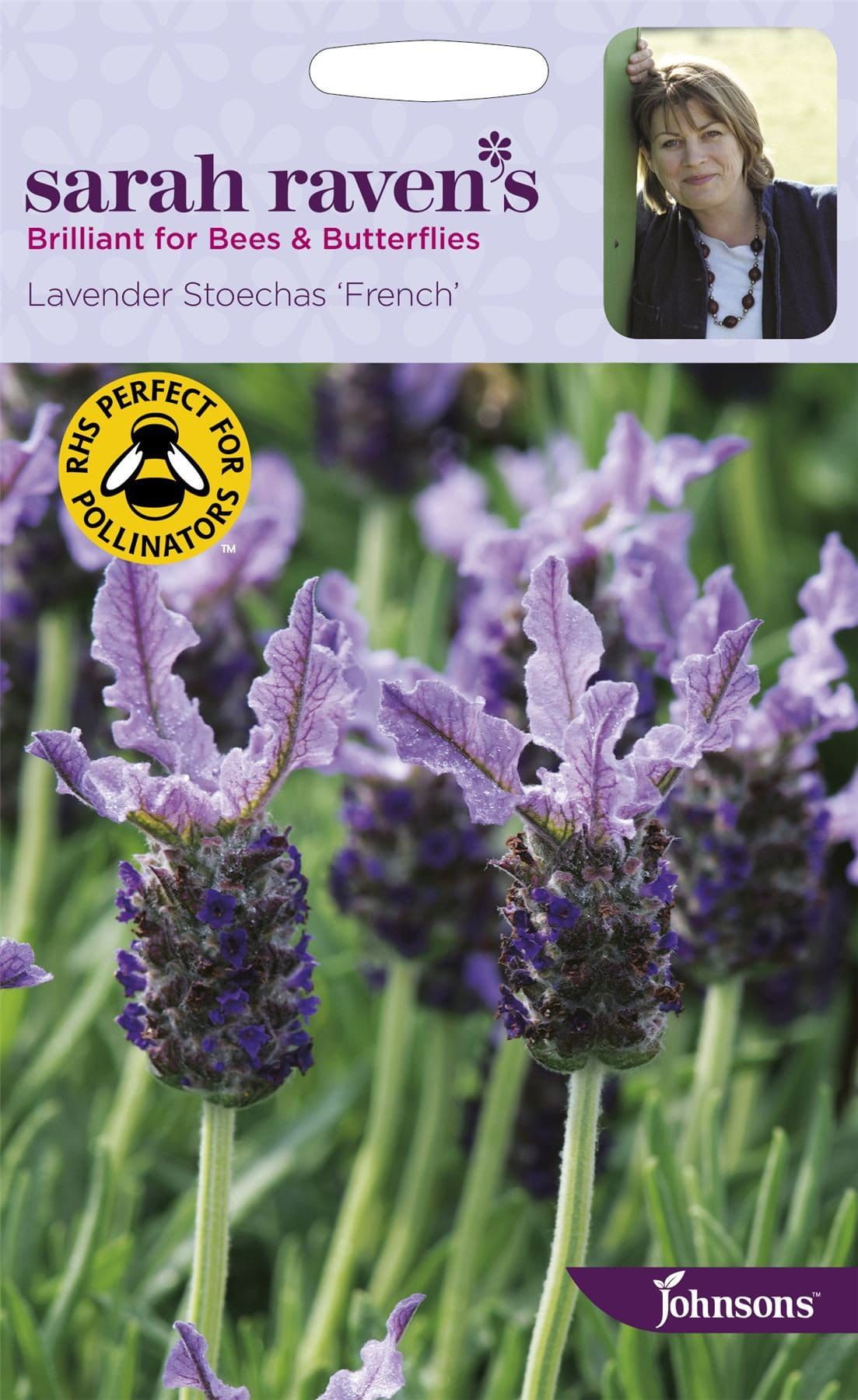 Johnsons Sarah Raven's Lavender Stoechas French 35 Seeds