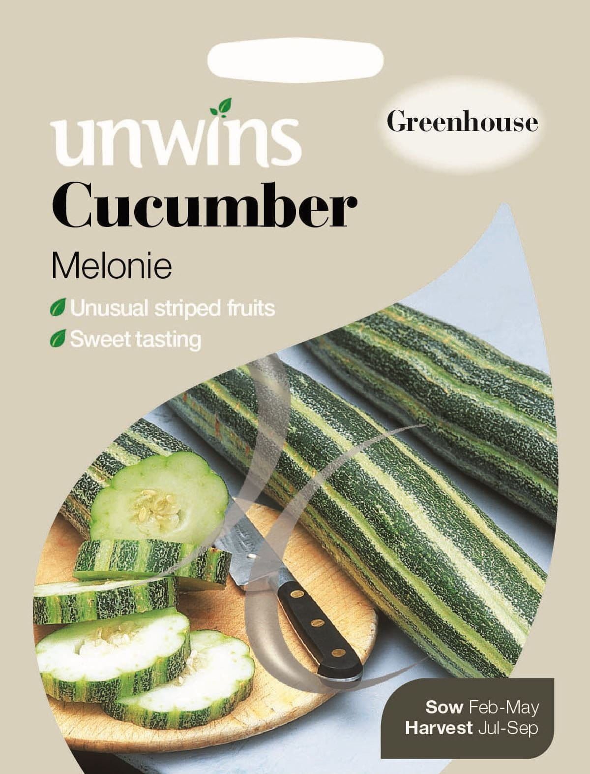 Unwins Cucumber Melonie 12 Seeds