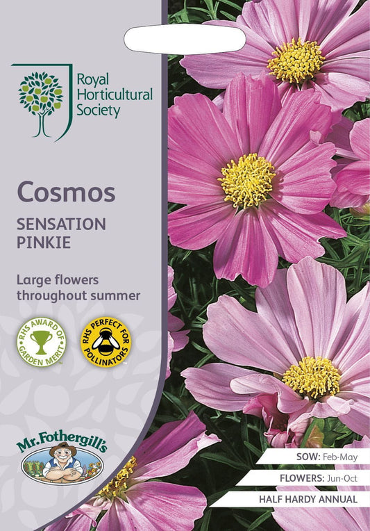 Mr Fothergills RHS Cosmos Sensation Pinkie 150 Seeds