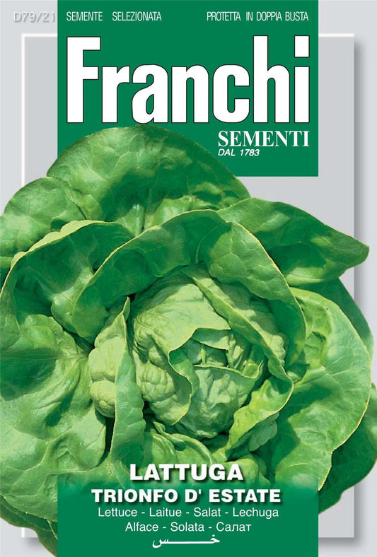 Franchi Seeds of Italy - DBO 79/21 - Lettuce - Trionfo D'Estate - Seeds