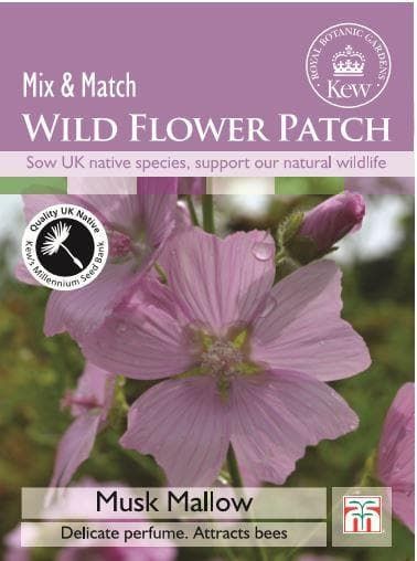 Thompson & Morgan Kew Wild Flower Patch Musk Mallow 500 Seeds