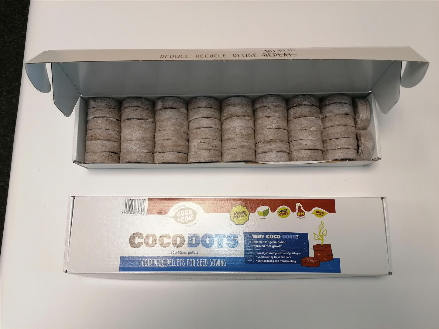 Cocodots - Coir plug pellets for seeds