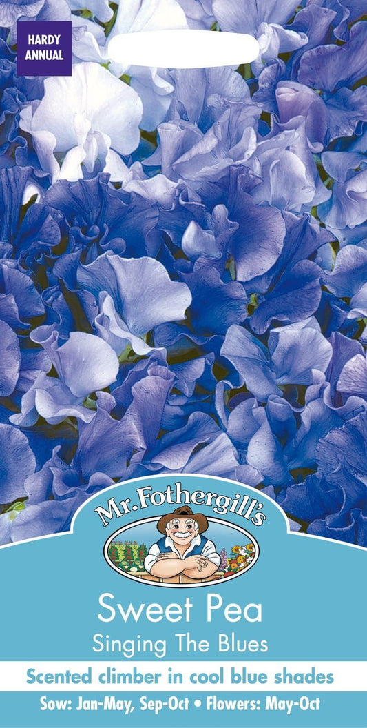 Mr Fothergills Sweet Pea Singing The Blues 25 Seeds