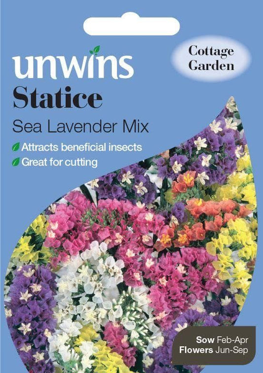 Unwins Statice Sea Lavender Mix 100 Seeds