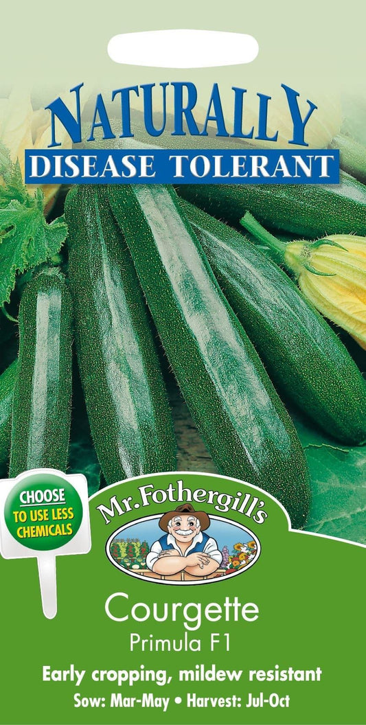 Mr Fothergills Courgette Primula F1 10 Seeds