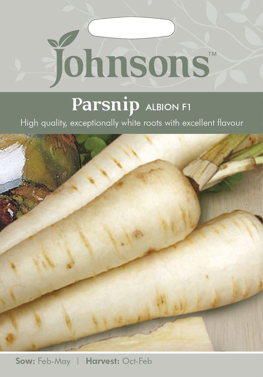 Johnsons Parsnip Albion F1 200 Seeds