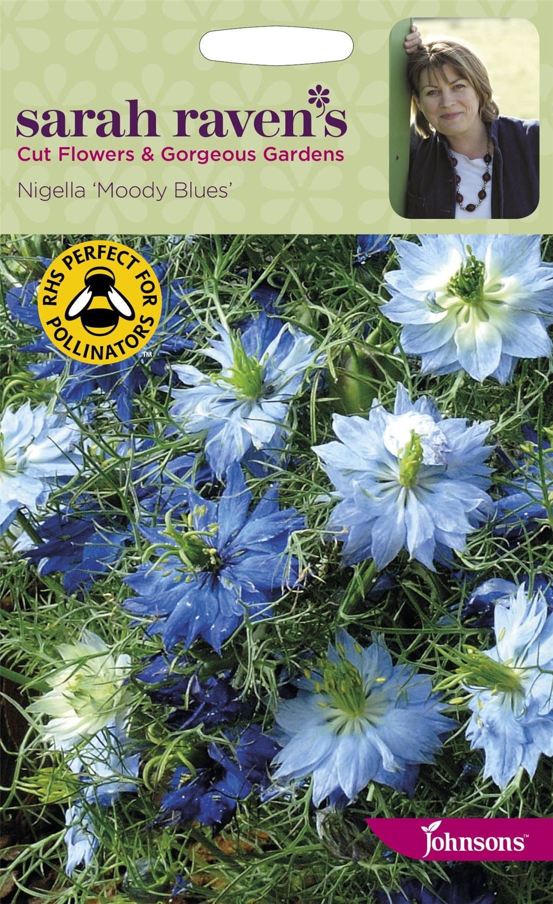 Johnsons Sarah Raven's Nigella Moody Blues 200 Seeds