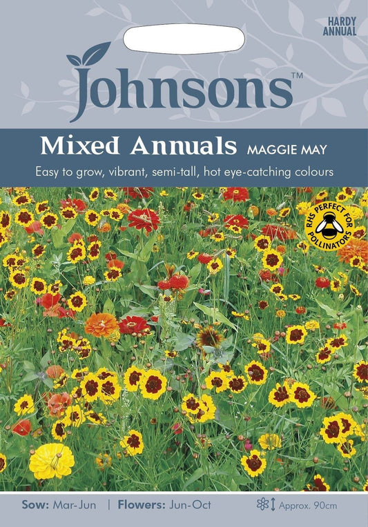 Johnsons Mixed Annuals Maggie May Seeds