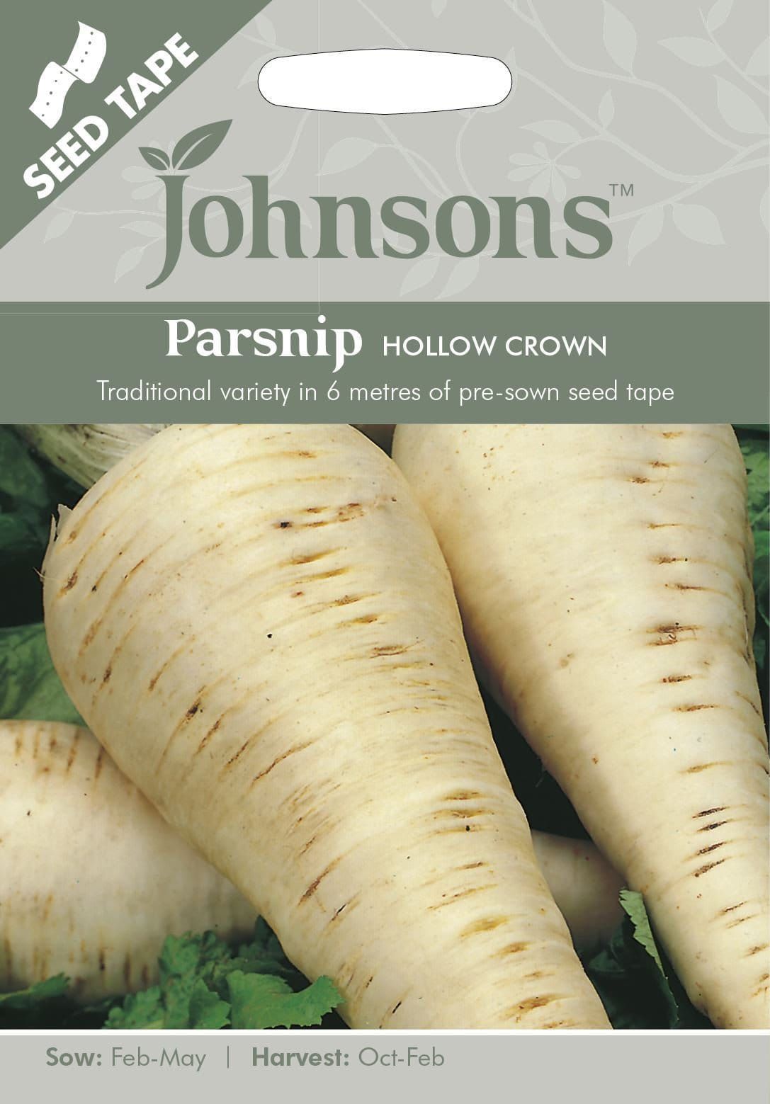 Johnsons Tape Parsnip Hollow Crown Seeds