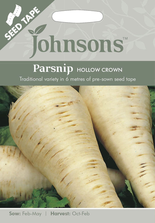 Johnsons Tape Parsnip Hollow Crown Seeds