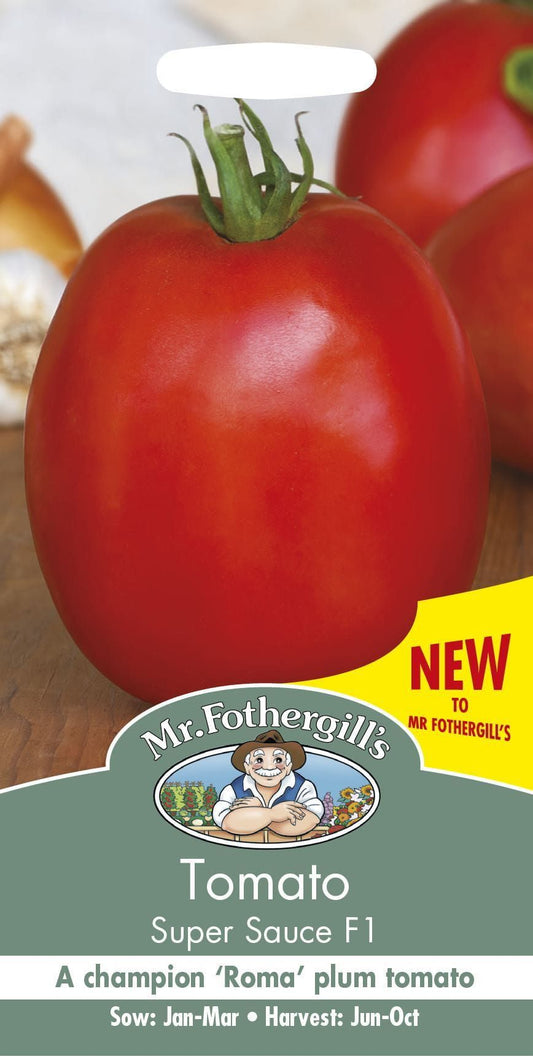 Mr Fothergills Tomato Super Sauce F1 Hybrid 10 Seeds
