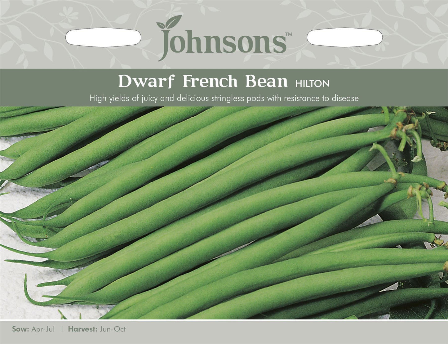 Johnsons Dwarf Bean Hilton 100 Seeds