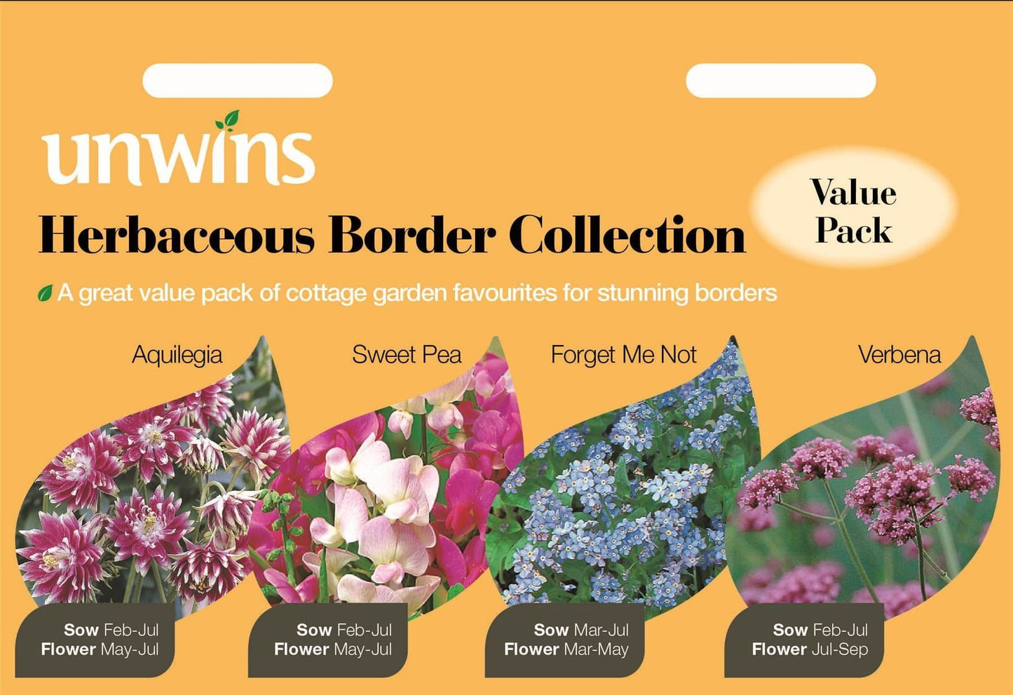 Unwins Herbaceous Border Collection Seeds