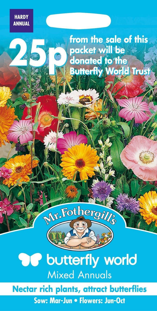 Mr Fothergills Butterfly Attracting Annuals Mixed 75 Seeds