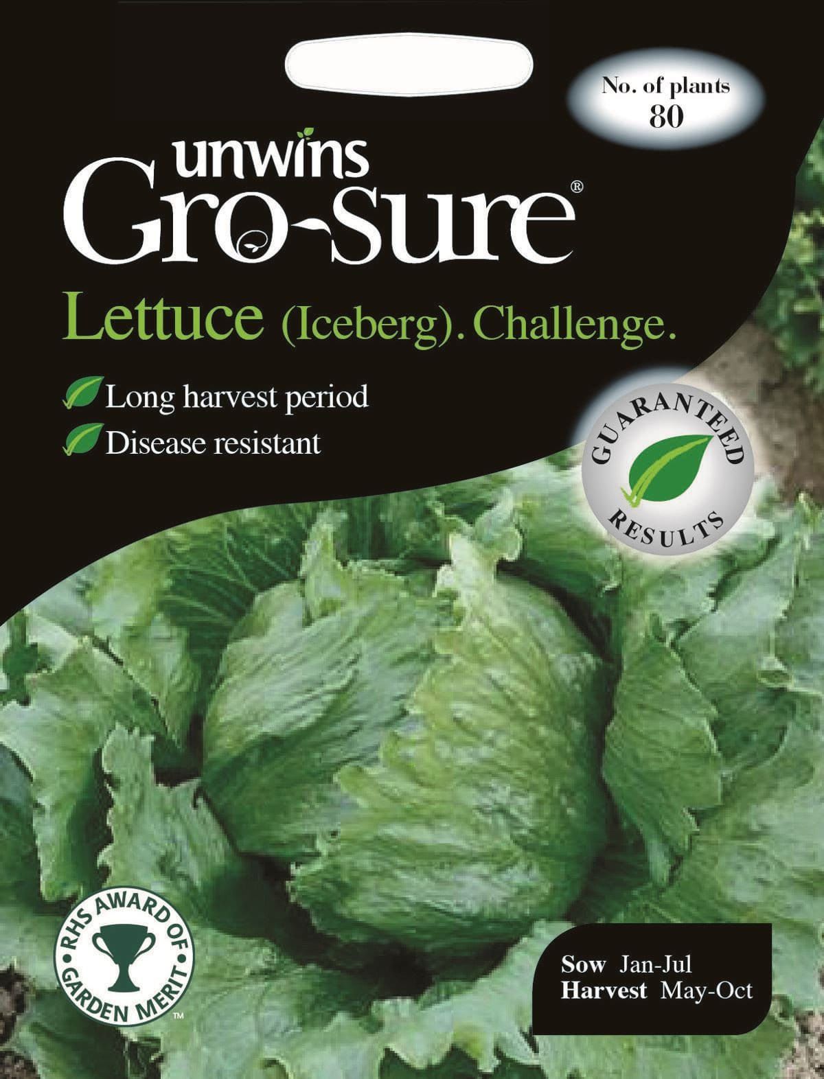 Unwins Lettuce Challenge 60 Seeds