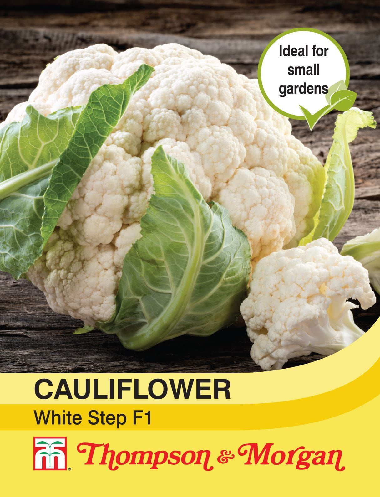 Thompson & Morgan Vegetables Cauliflower White Step F1 Hybrid 30 Seed