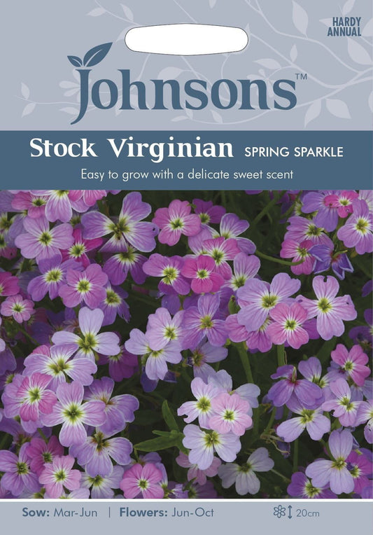 Johnsons Stock Virginian Spring Sparkle 750 Seeds
