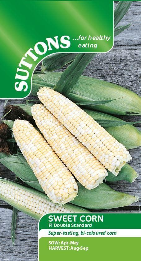 Sutton Seeds - Sweet Corn Seeds - Double Standard