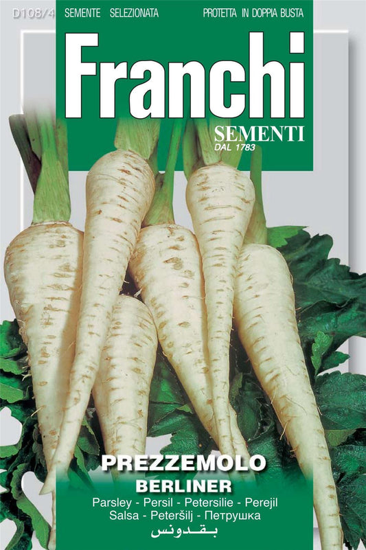 Franchi Seeds of Italy Root Parsley Halflange Berliner Seeds