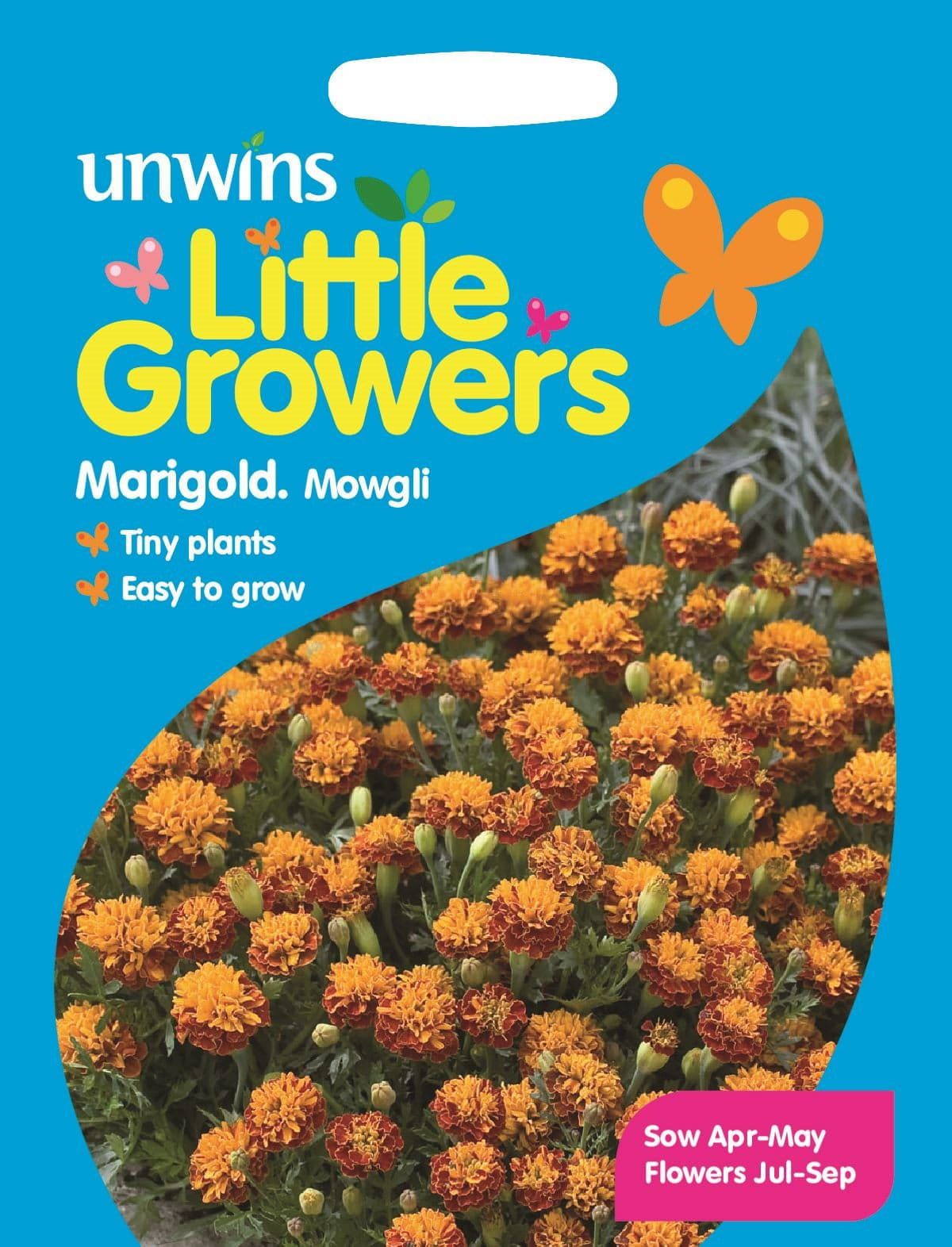 Unwins Little Growers Marigold Mowgli 30 Seeds