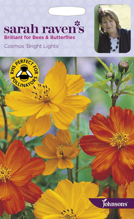 Johnsons Sarah Raven's Cosmos Bright Lights 100 Seeds