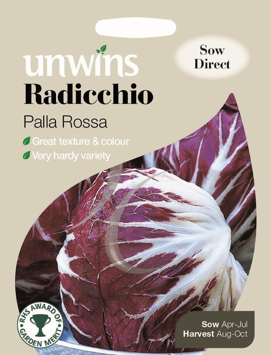 Unwins Radicchio Palla Rossa 600 Seeds