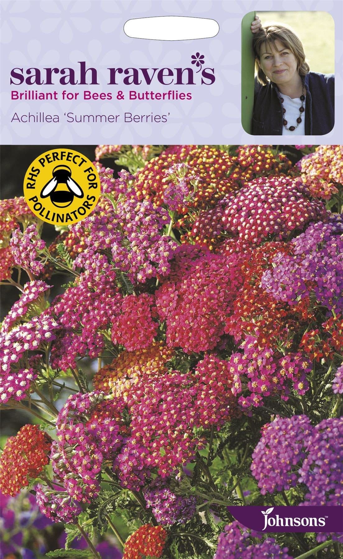 Johnsons Sarah Raven's Achillea Summer Berries 50 Seeds