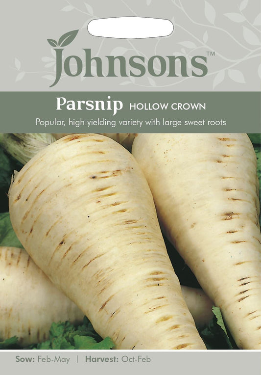 Johnsons Parsnip Hollow Crown 500 Seeds