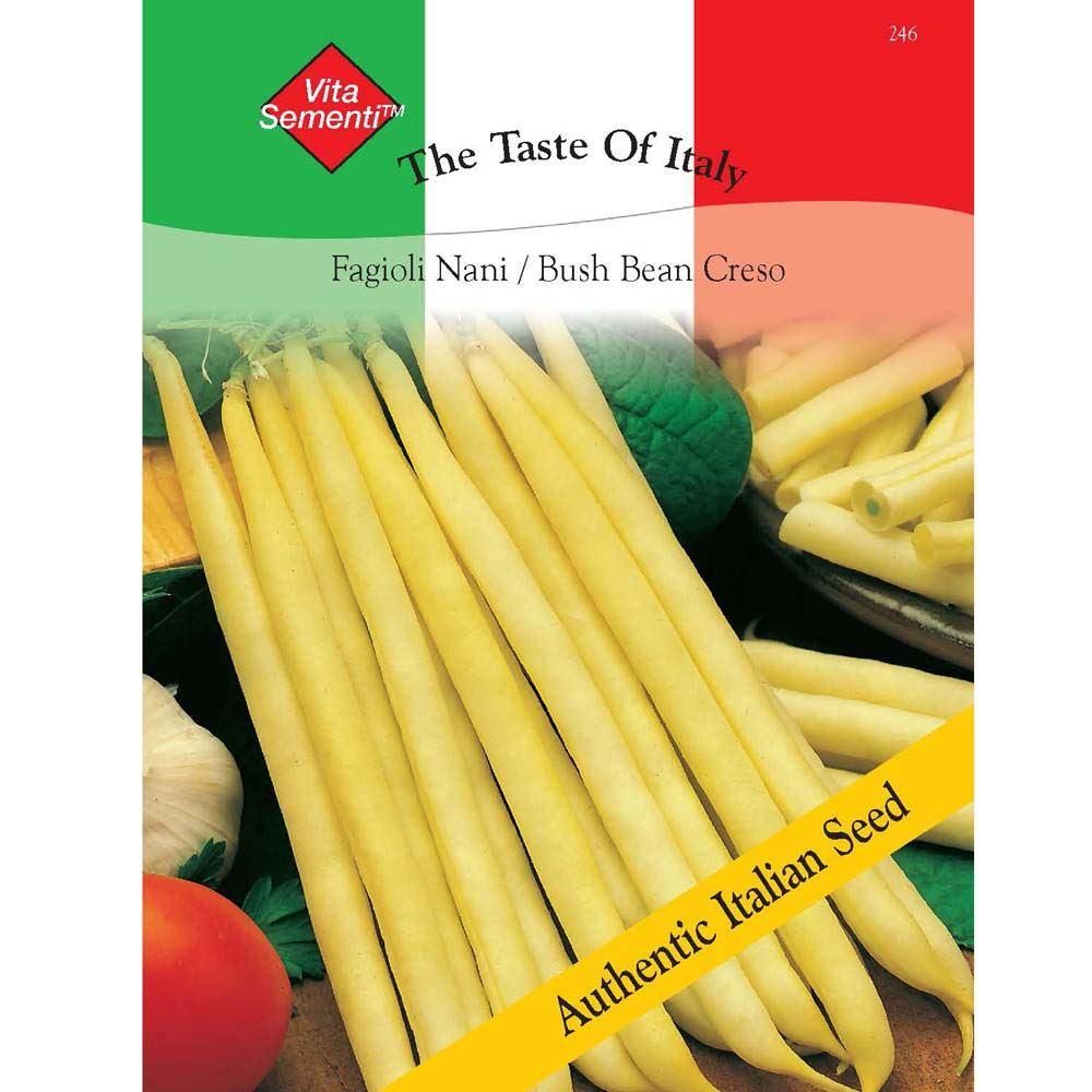 Thompson & Morgan The Taste of Italy Vegetables Bush Bean Creso (Yellow) 30 Gram