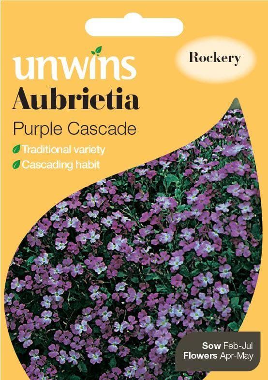 Unwins Aubrieta Purple Cascade 200 Seeds