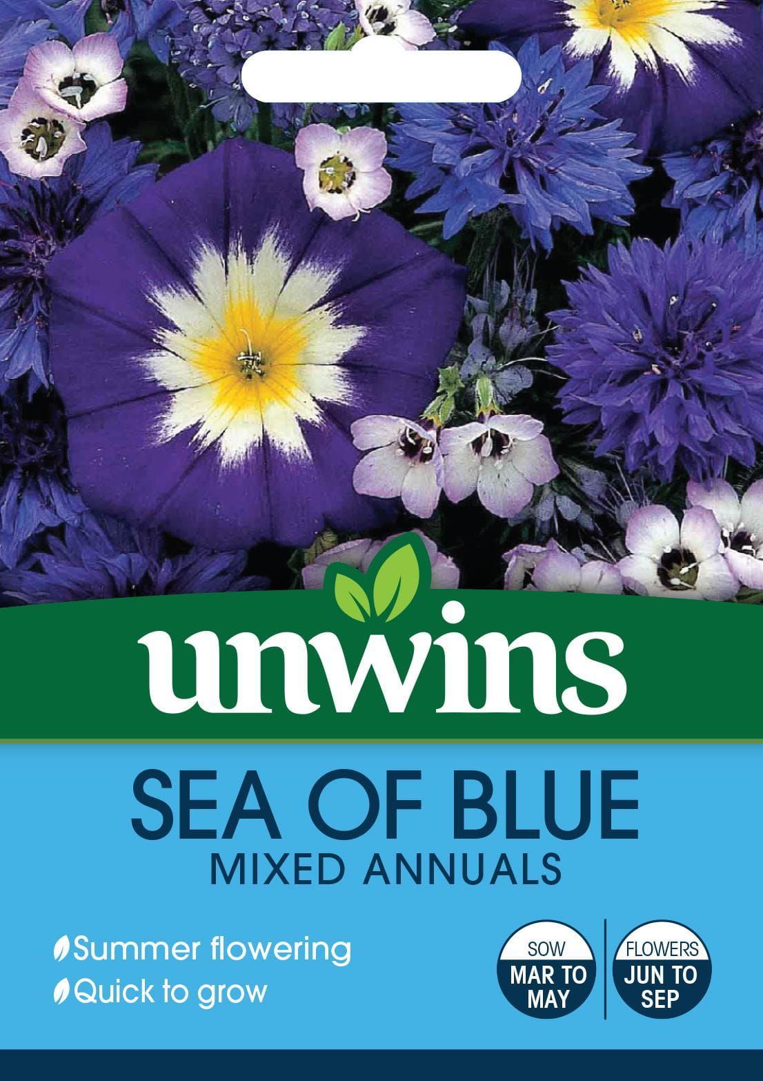 Unwins Unwins Sea of Blue Mixed Annuals 360 Seeds