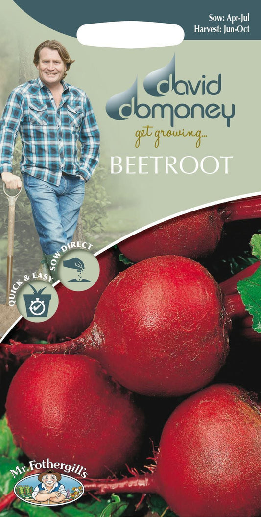 Mr Fothergills - David Domoney - Vegetable - Beetroot - Moneta - 200 Seeds