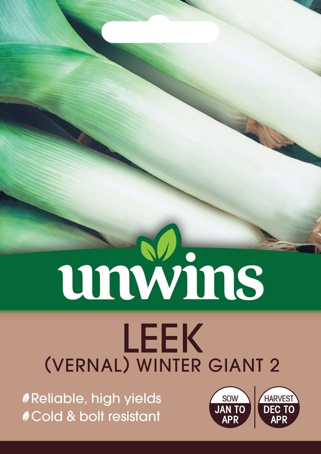 Unwins Leek (Vernal) Winter Giant 2 Seeds