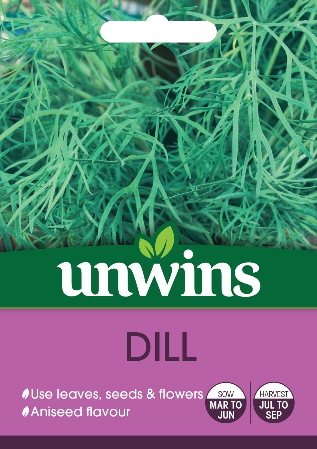 Unwins Herb Dill Seeds 300 Seeds