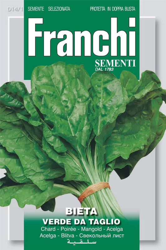 Franchi Seeds of Italy - DBO 14/1 - Swiss Chard - Verde Da Taglio - Seeds