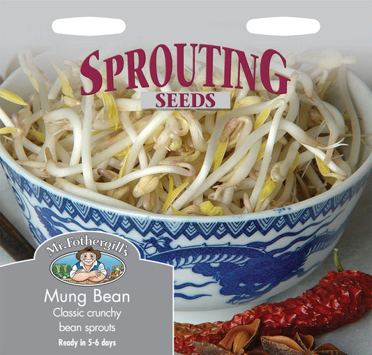 Mr Fothergills Sprouting Seeds Mung Bean 1200 Seeds